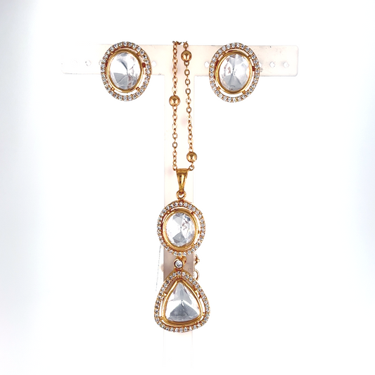 Monsoonite pendant set