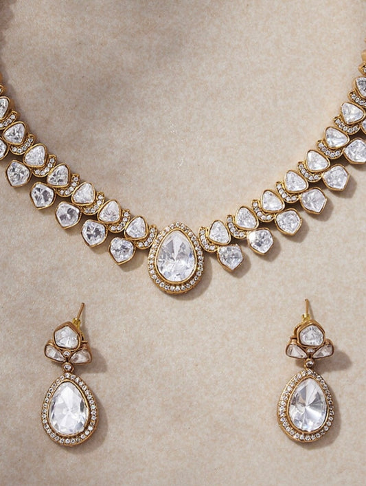Monsoonite Kundan necklace