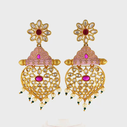 Jadatar kundan Earrings