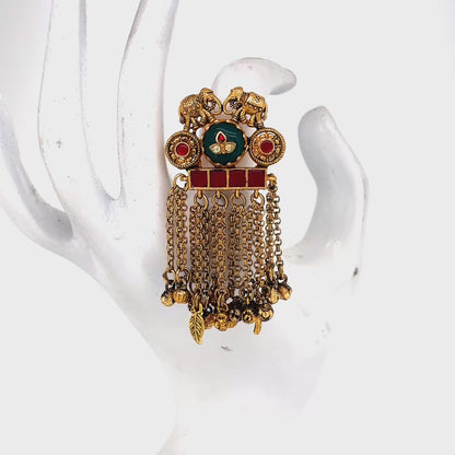 Lariat fingerring