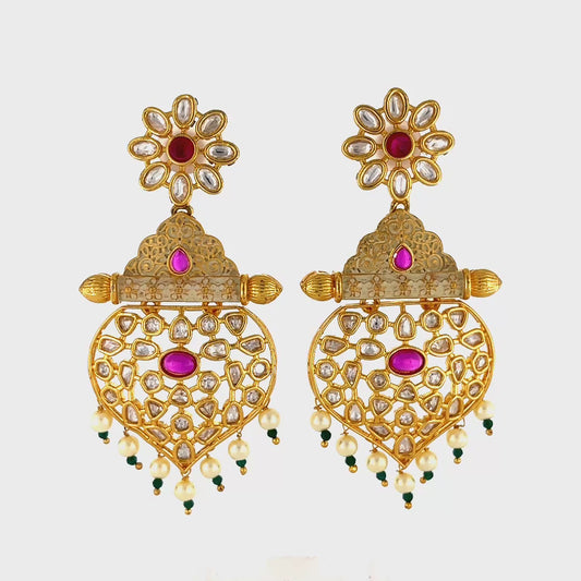 Jadatar kundan Earrings