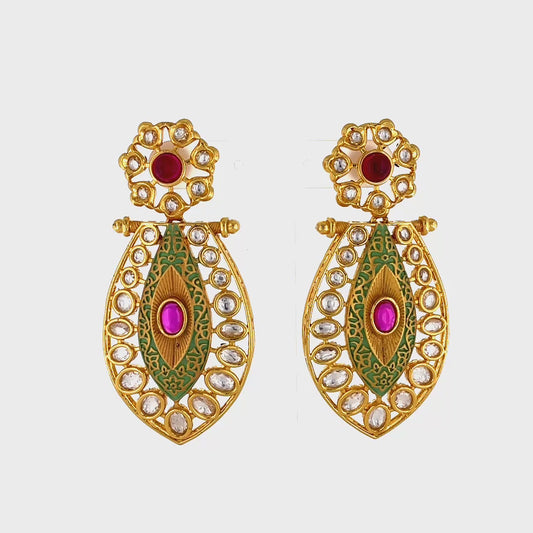 Jadatar kundan Earrings