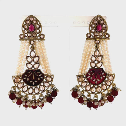 Moti earrings