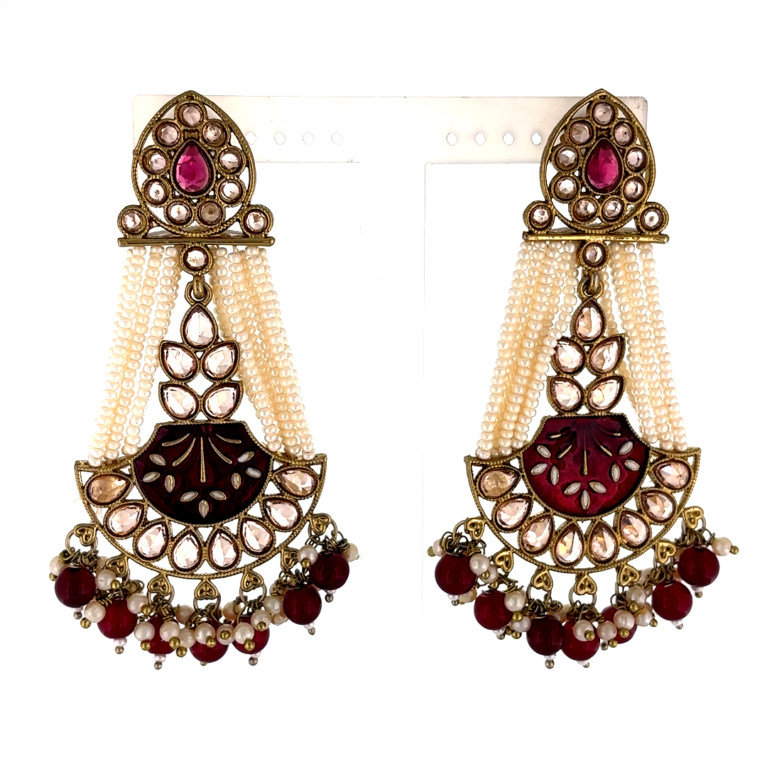 Moti earrings