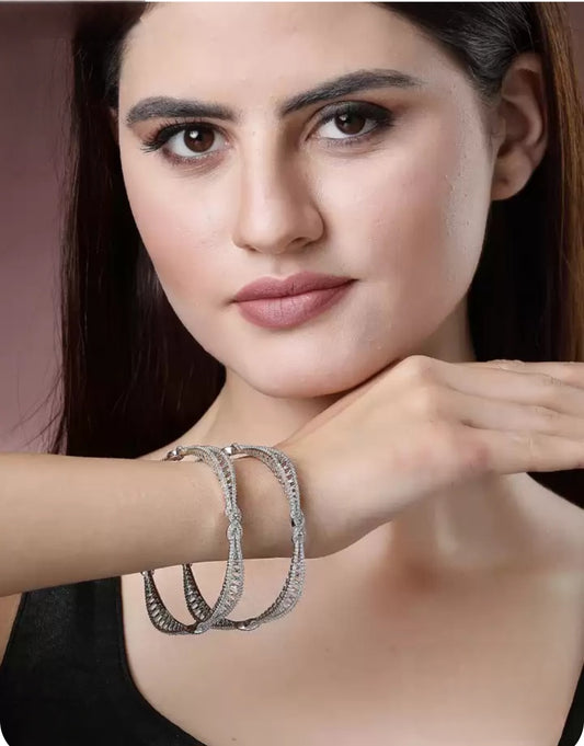 Silver bangles