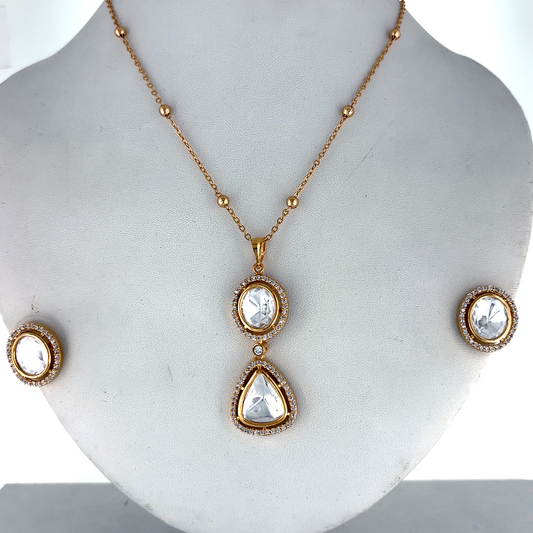 Monsoonite pendant set
