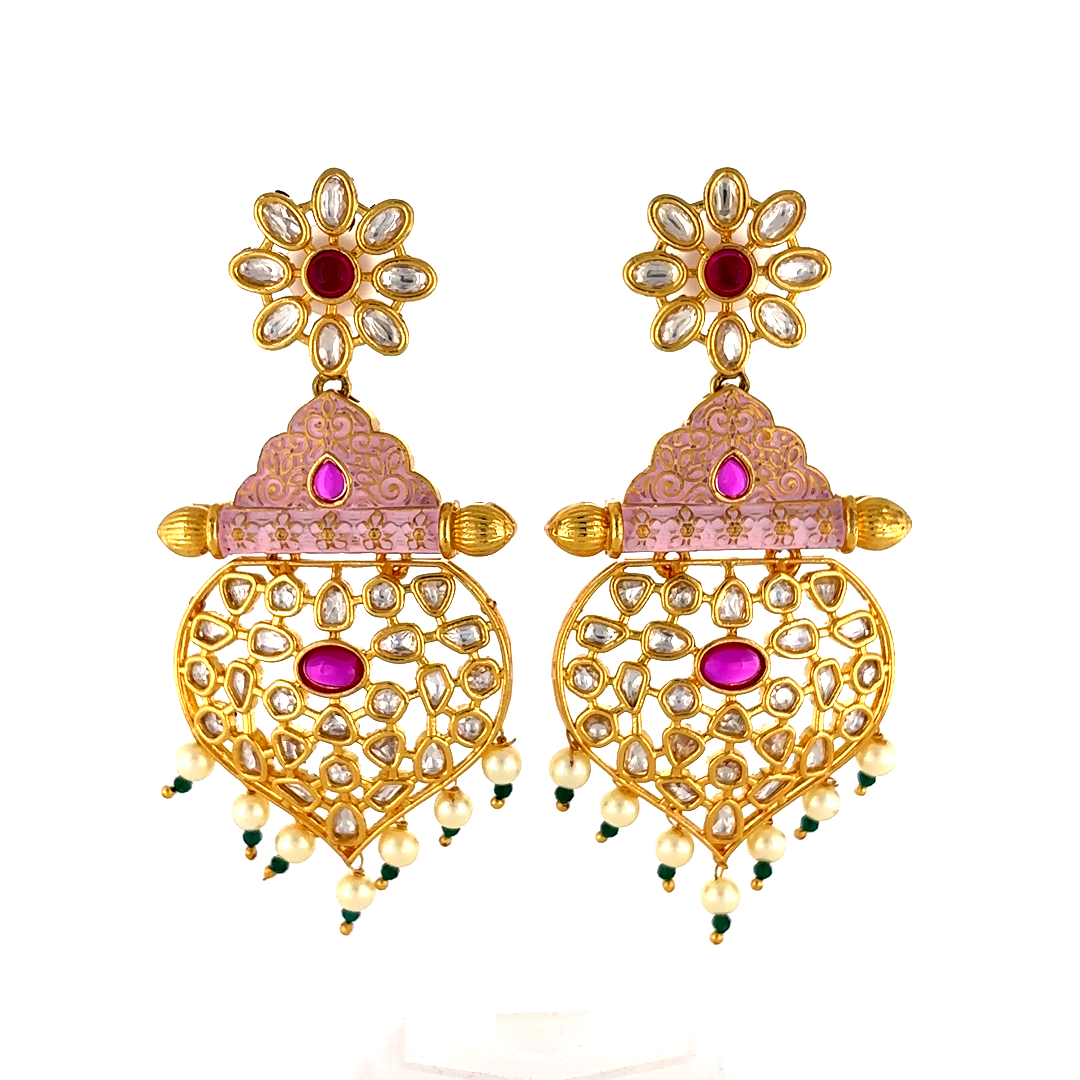 Jadatar kundan Earrings