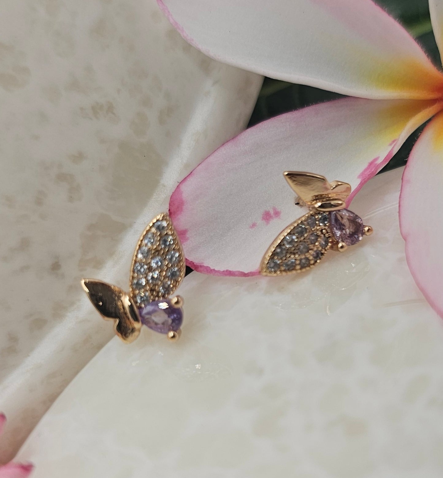 Butterfly pendant set