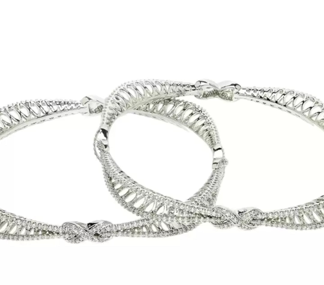 Silver bangles