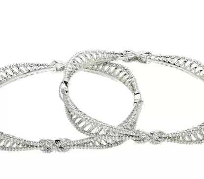 Silver bangles