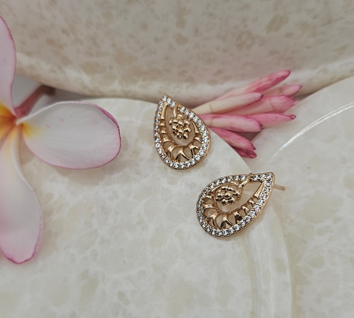 Rosegold pendant set