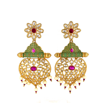 Jadatar kundan Earrings