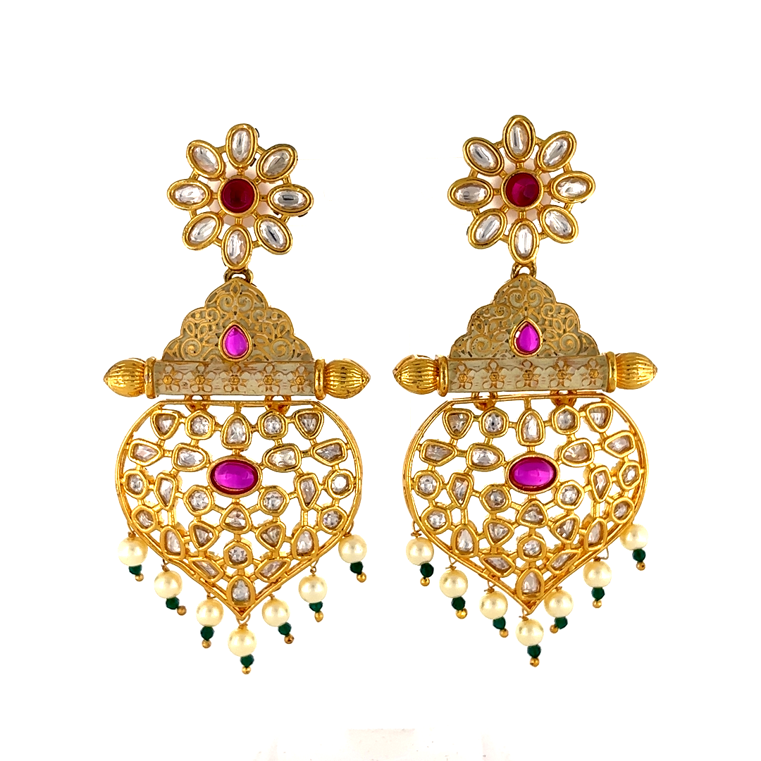 Jadatar kundan Earrings