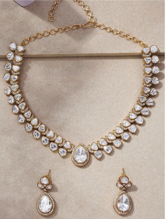 Monsoonite Kundan necklace