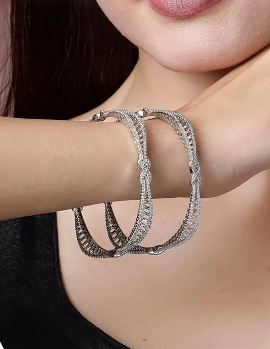 Silver bangles